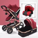 Baby Stroller with Car Seat Baby Stroller 3 in 1 Travel System on Sale (12)