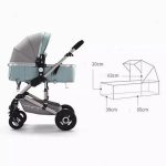 Baby Stroller with Car Seat Baby Stroller 3 in 1 Travel System on Sale (5)