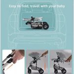 Baby Stroller with Car Seat Baby Stroller 3 in 1 Travel System on Sale (6)