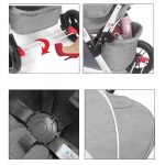 Double Umbrella Stroller for Infant and Toddler (9)