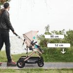 Newborn Baby 2 in 1 Bassinet Stroller Convertible Stroller (3)