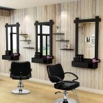 Black Hair Salon Styling Chair Salon Equipment for Sale (6)