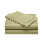 4 Pices King Size Bed Sheets 1800 Thread Count Sheets Deep Pocket Soft Microfiber Sheets-green (1)