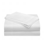 4 Pices King Size Bed Sheets 1800 Thread Count Sheets Deep Pocket Soft Microfiber Sheets-white (1)