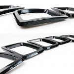 Black ABS Front Grille Grill Frame Trim Decor Fit for Jeep Compass 2017-2021 (1)
