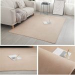 Coral Velvet Tatami Floor Mat Kids Bedroom Rug Yoga Mat (3)