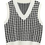 Houndstooth-Knitted-Vest–(8)