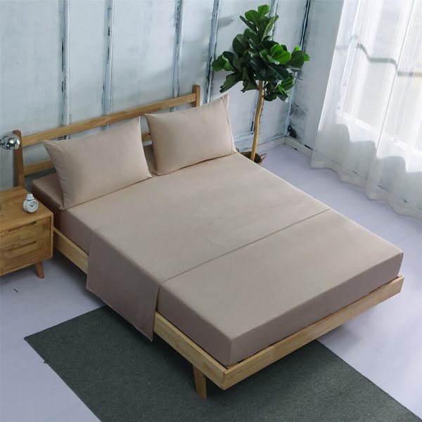 Luxury Organic Bamboo Sheet 4 Ps King Size Bed Sheets