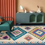 Moroccan Vintage Oriental Rugs Geometric Rug Living Room Carpet (5)