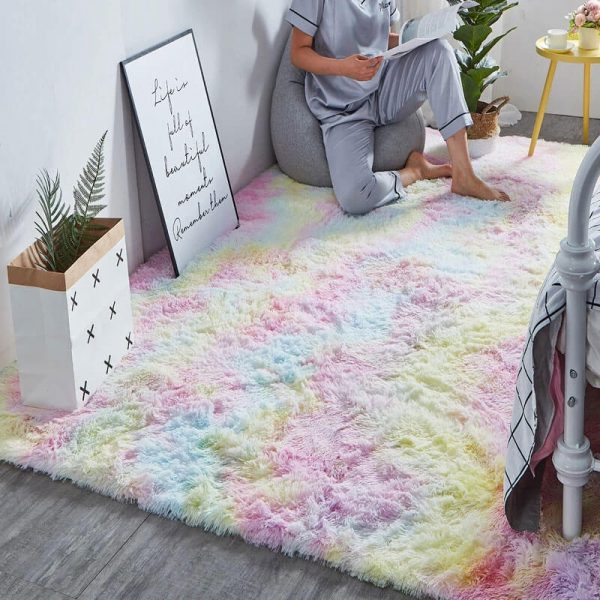 fluffy plush carpet