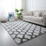 Shaggy Rug for Living Room Plush Modern Carpet (2)