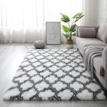 Shaggy Rug for Living Room Plush Modern Carpet (3)