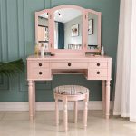 Makeup Vanity Table With Mirror (2)