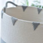 Woven Laundry Basket With Handles (1)
